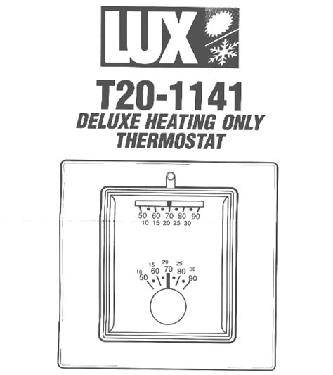 Lux Products T20-1141SA Thermostat User Manual.php
